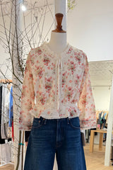 Hillock Top - IVORY LANTANA FLORAL (By Phone Order Only)