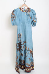 Georgie Midi Dress - Blue Multi