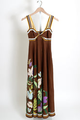 Alfie Twist Sundress - Chocolate