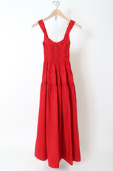 Clover Dress - Deep Tomato (By Phone Order Only)