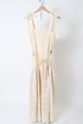 Indra Lace Maxi Dress - Tea