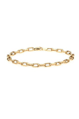 4mm Italian Chain Link Bracelet - 14k Yellow Gold (By Special Order)