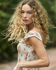 Clea Dress - Rose Petit Bouquet de Chamonix (By Phone Order)