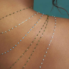 16.5" Classic Gigi Necklace - Scarab + Yellow Gold