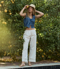 Theo Top - Dorset Plaid (By Phone Order Only)