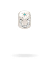 Baguette + Turquoise Horseshoe Lucky Big Bead (By Special Order)