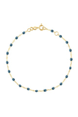 6.7" Classic Gigi Bracelet - Jeans + Yellow Gold
