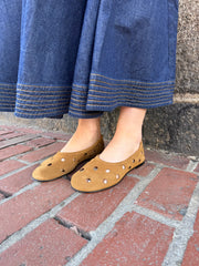 Balla Suede Perforation - Caramel