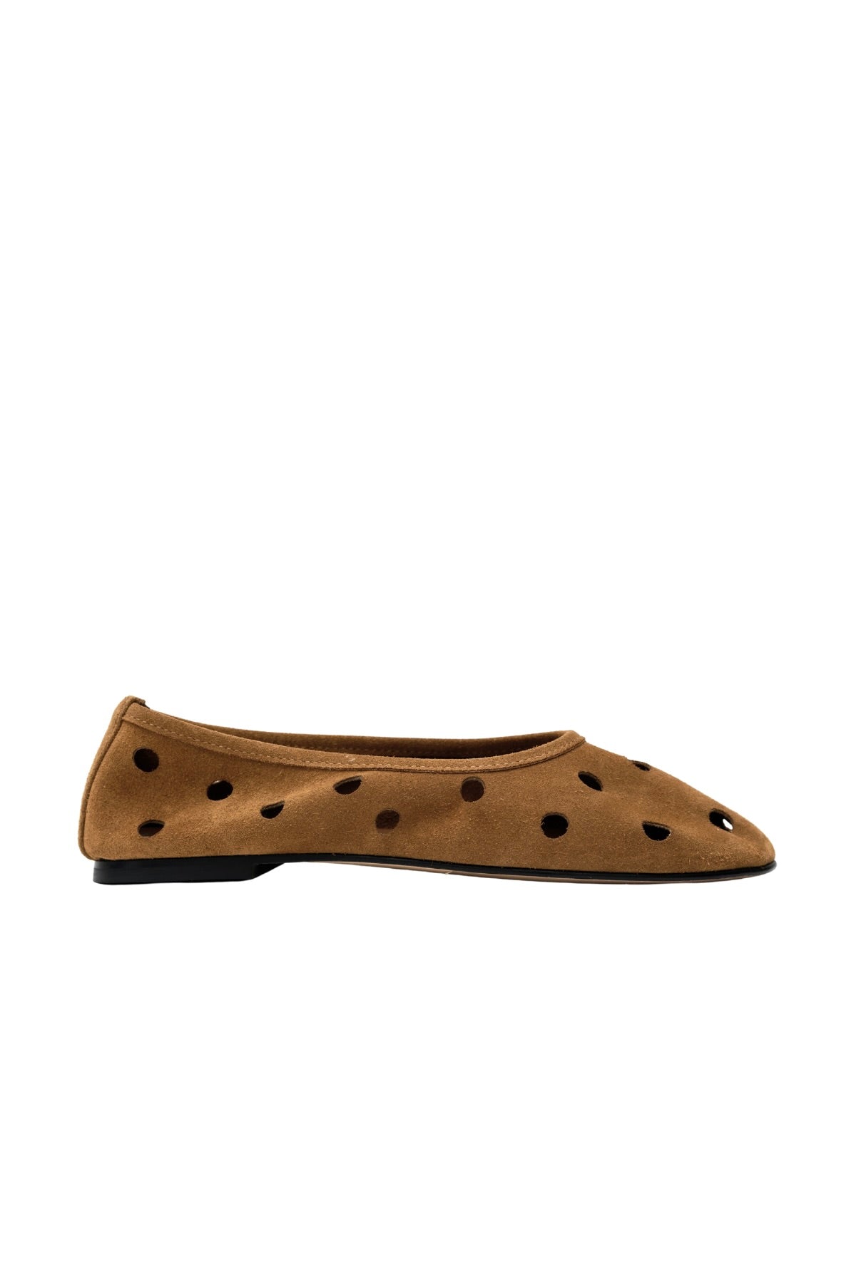Balla Suede Perforation - Caramel