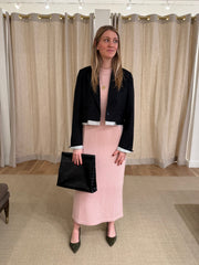 Long T-Shirt Dress - Vintage Pink