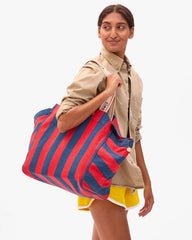 La Côte Tote - Poppy/French Blue