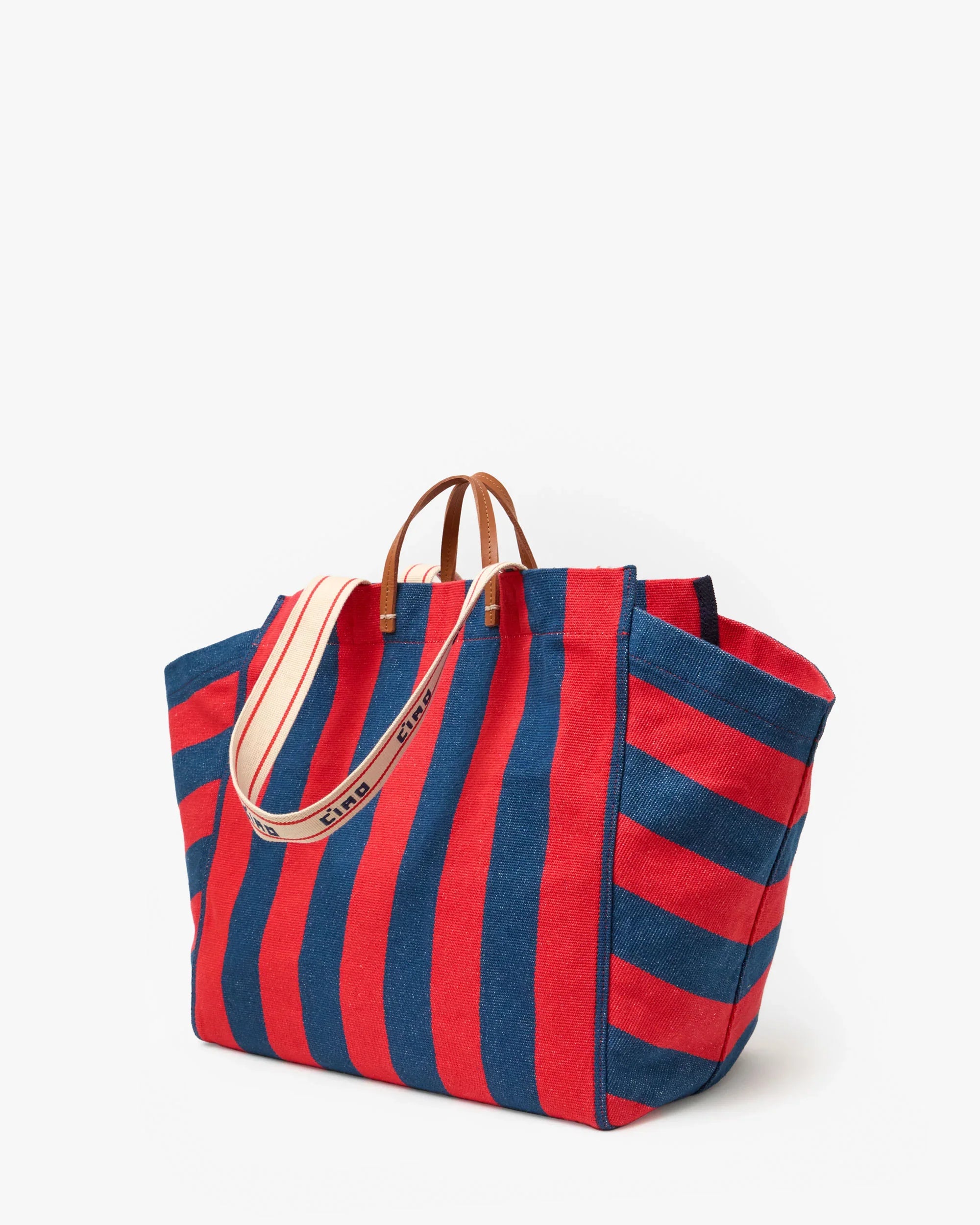 La Côte Tote - Poppy/French Blue
