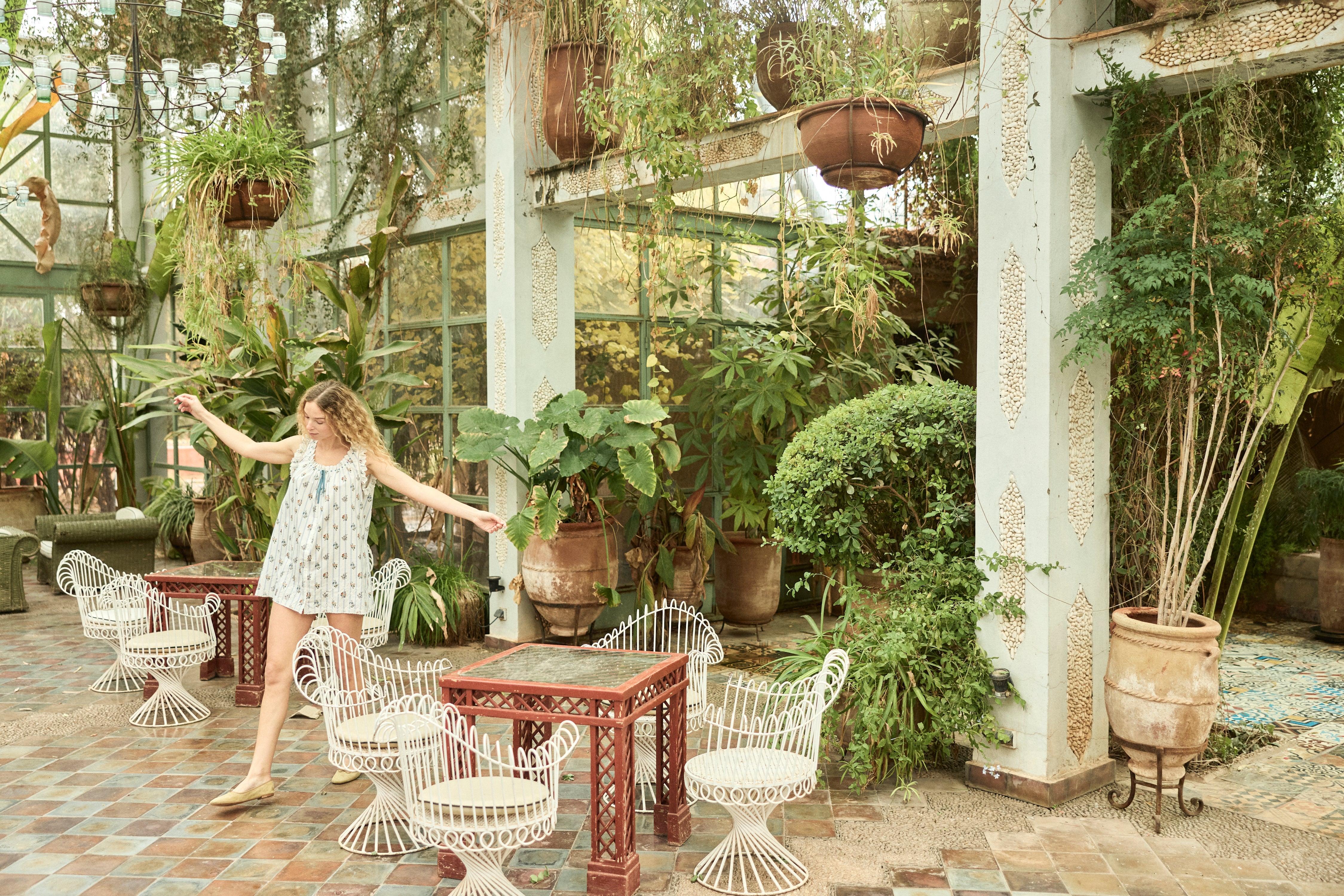 Nessie Dress - Fleurs de Bordeaux (By Phone Order Only)
