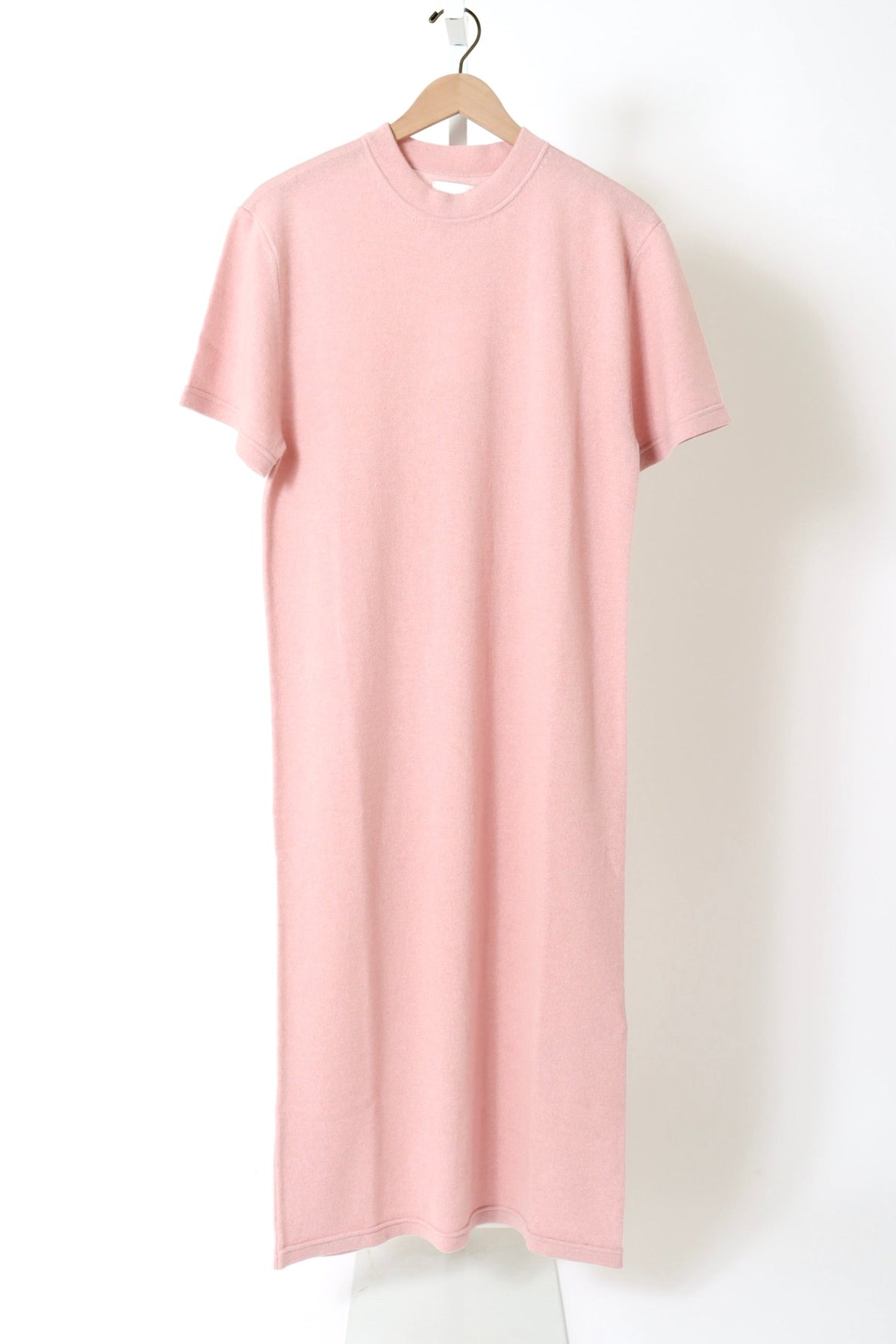 Long T-Shirt Dress - Vintage Pink