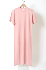 Long T-Shirt Dress - Vintage Pink