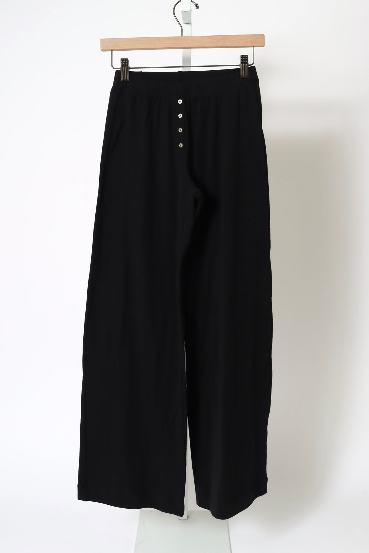 Pointelle Boxer Pant - Black