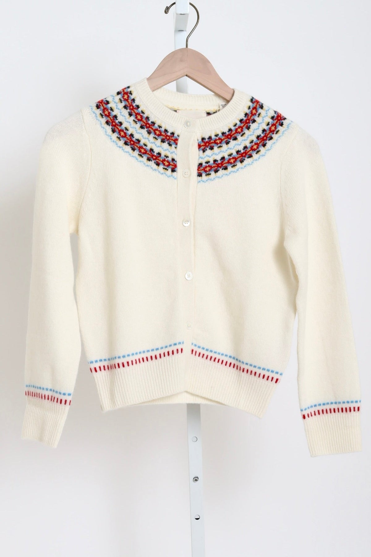 Olympe Cardigan - Ivory Annecy (By Phone Order Only)