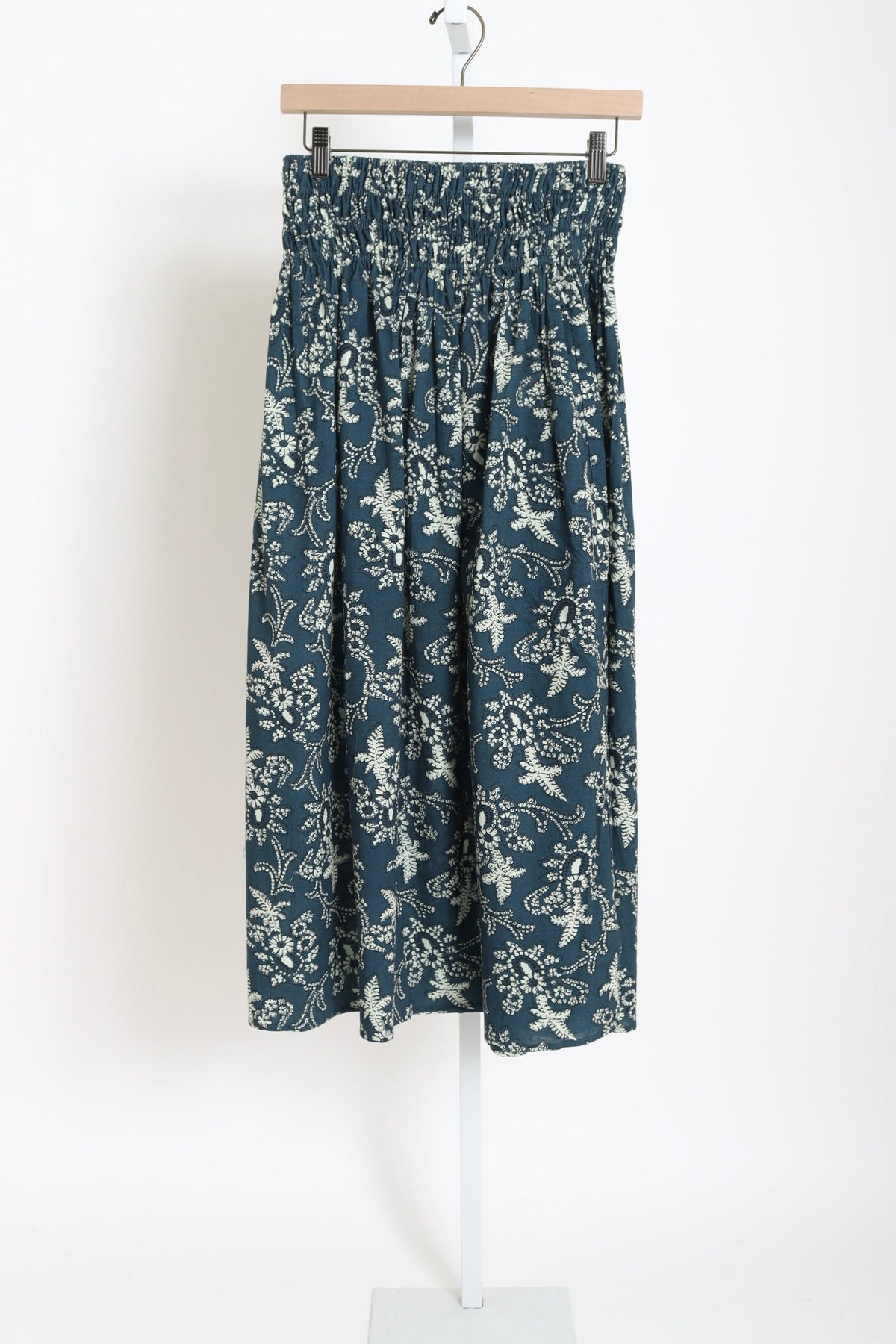 The Viola Skirt - Indigo Bandana
