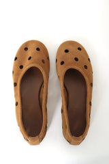 Balla Suede Perforation - Caramel