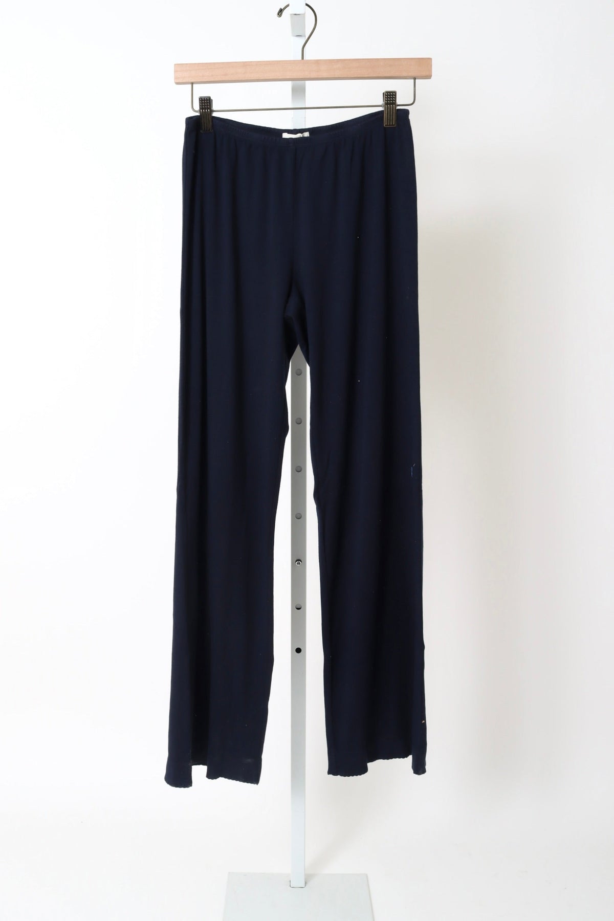 The Baby Rib Scallop Pant - Navy