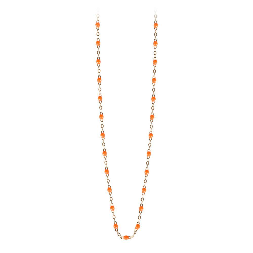 16.5" Classic Gigi Necklace - Orange + Yellow Gold