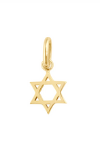 Star of David Pendant - Yellow Gold (By Special Order)