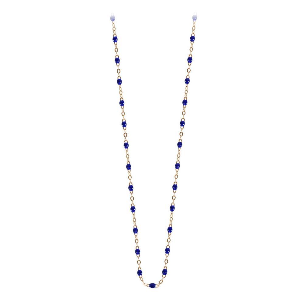 17.7" Classic Gigi Necklace - Lapis + Yellow Gold