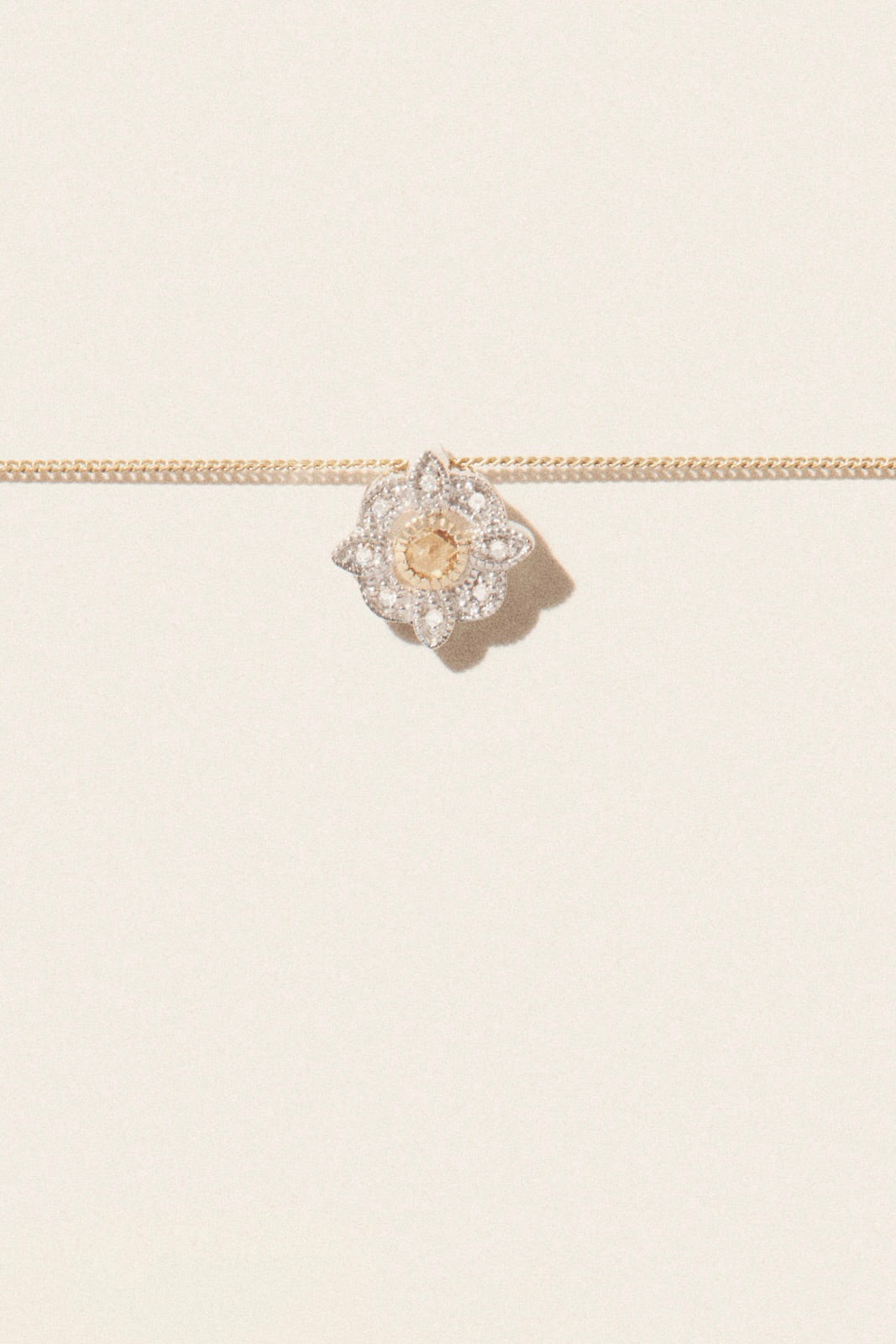 Bettina Diamond Necklace - 14K Gold, 9K Yellow Gold