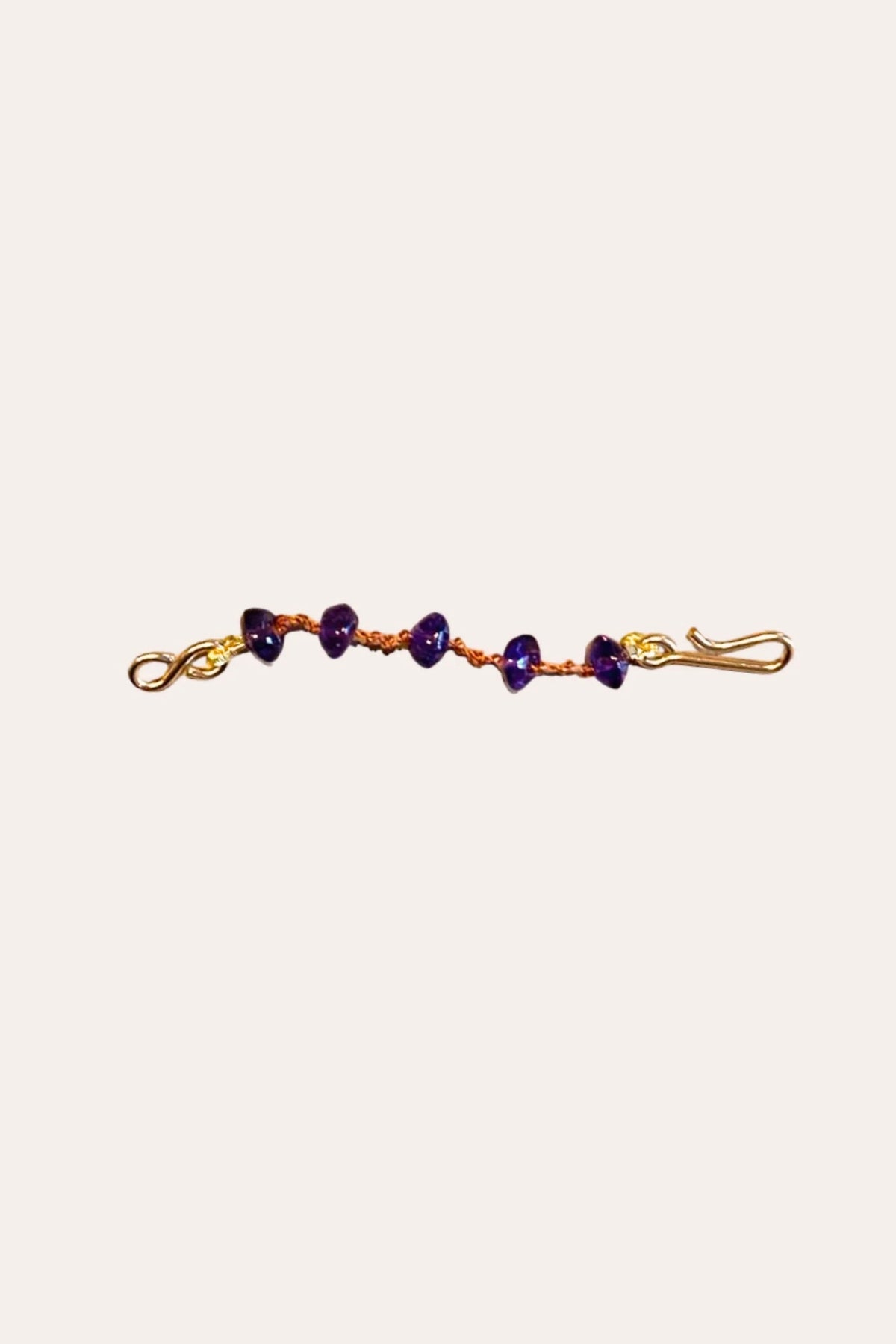 Necklace Extension -  Amethyst