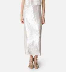 14894_My Skirt - "liquid sequins" pencil skirt - CRYSTAL