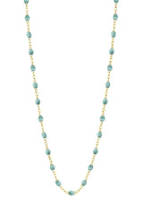 17.7 Classic Gigi Necklace - Iceberg + Yellow Gold