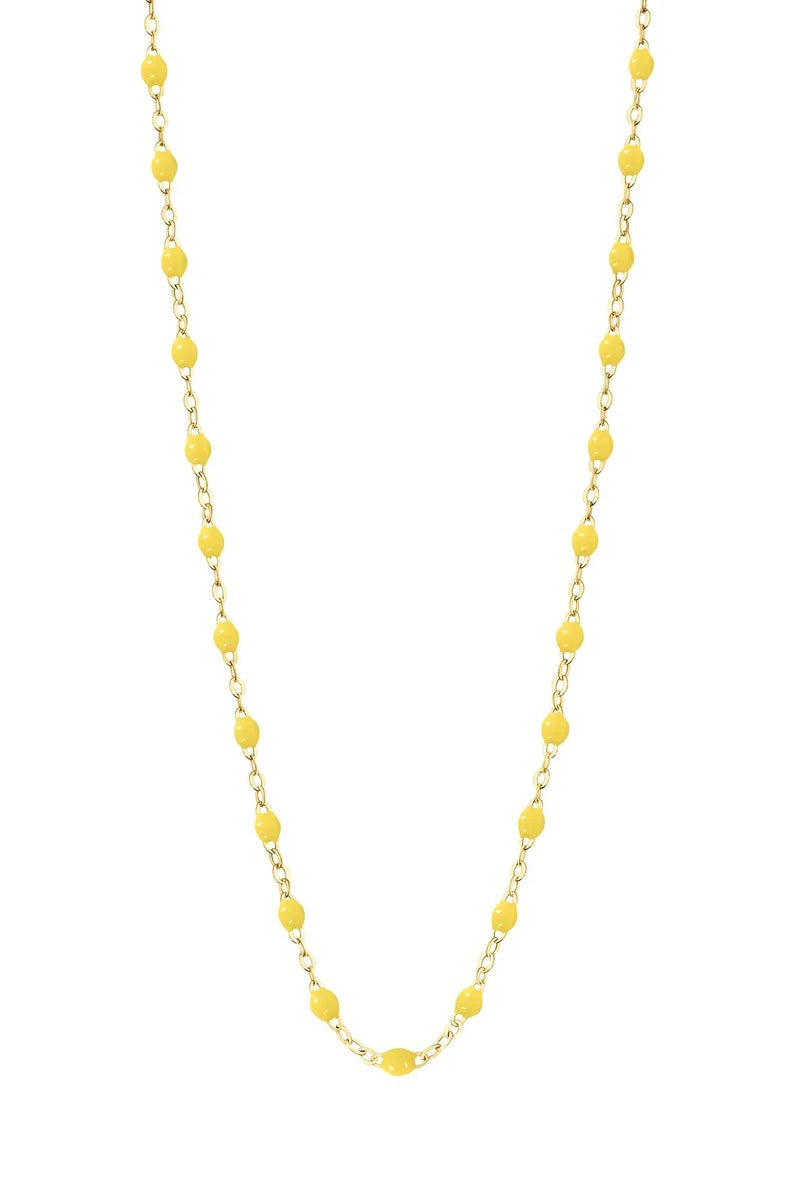 17.7" Classic Gigi Necklace - Lemon + Yellow Gold