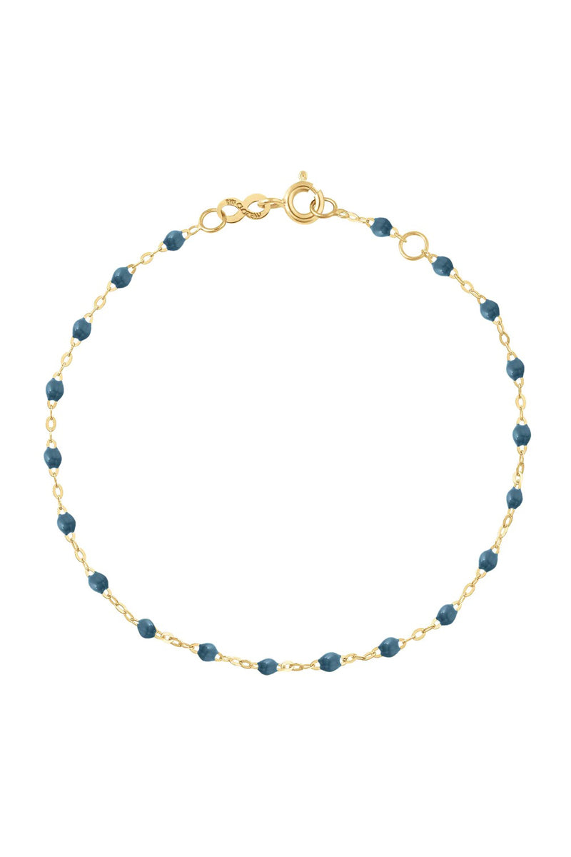 6.7" Classic Gigi Bracelet - Jeans + Yellow Gold
