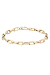 5.3mm Italian Chain Link Bracelet - 14k Yellow Gold (By Special Order)