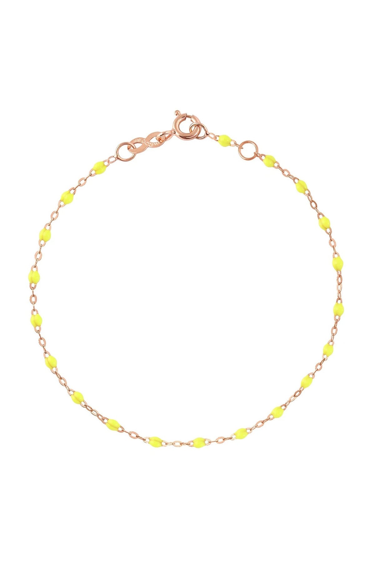 6.7" Classic Gigi Bracelet - Neon + Yellow Gold