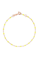 6.7" Classic Gigi Bracelet - Neon + Yellow Gold