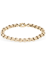 Chunky Rolo Chain Bracelet - 14K Yellow Gold